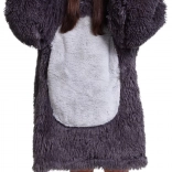 COZY NOXXIEZ pătură-hanorac călduroasă cu glugă pentru copii (7–12 ani) – leneș