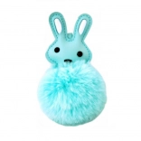 Decorațiune suspendată iepuraș cu ciucure (12 × 8 cm)