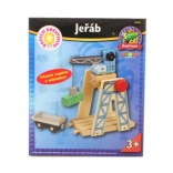 macara mobilă MAXIM pentru căile ferate din lemn