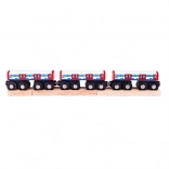 Bigjigs Rail vagoane de metrou – set din lemn