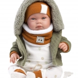 Llorens New Born păpușă realistă cu sunete 44 cm