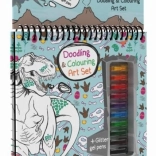 Bloc cu pixuri gel Dinozauri de la JIRI MODELS