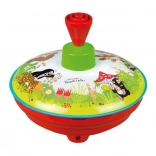 Țârâitoare rotativă Krtek cu design metalic/plastic