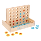 Joc din lemn patru la rând ziua și noaptea