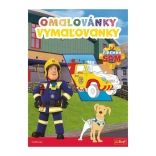 Carte de colorat Pompierul Sam 20 × 27,3 cm, 24 pagini