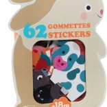 Djeco primele mele autocolante – animăluțe de la fermă