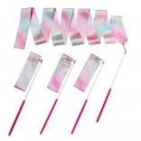 Panglică pastelată pentru gimnastică și dans