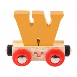 Vagon de lemn „W” de la Bigjigs Rail