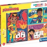 CLEMENTONI Puzzle Firebuds 3x48 piese
