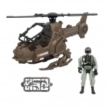Elicopter militar cu pilot 23 cm