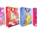 Pungă cadou Unicorn – pungă de hârtie uriașă 43 × 55 × 15 cm