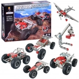 Blocuri de construcție metalice 288 piese 6‑în‑1 ZA3870