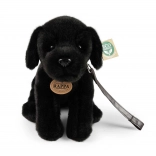 câine labrador de pluș negru 25 cm eco-friendly