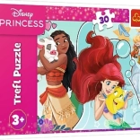 Puzzle 30 piese Disney Princess – frumoase și curajoase