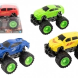 Mașină off-road cu mecanism de inerție, cu roți mari, 13 cm, plastic
