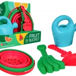 Megaset de accesorii pentru nisip cu găleată pliabilă