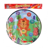 Țintă cu animale 35 cm pentru mingi și săgeți