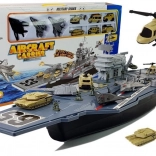 Portavion militar cu vehicule 86 cm