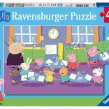 Ravensburger puzzle Peppa Pig 2×24 piese – clasa
