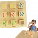 Masterkidz Set Sensorial de Sortat Muzical Montessori din Lemn