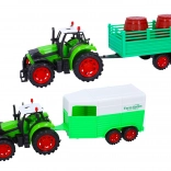 Tractor cu remorcă 35 cm – jucărie fermă pentru copii