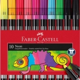 Faber-Castell Neon markere duble - 10 culori