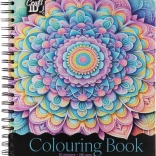 Carte de colorat Mandala cu spirală