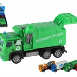 Camioane de jucărie din plastic pentru copii cu tracțiune pe spate