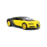 Model de colecție BUGATTI Chiron galben‑negru 1:24