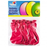 Baloane roșii gonflabile 26 cm - set de 10 bucăți