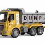 Basculantă de construcții cu mecanism de inerție, cu efecte luminoase și sonore, 28 cm