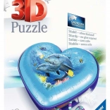 Ravensburger puzzle 3D Inimă Lumea Subacvatică 54 piese