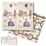 Saltea educațională pliabilă din spumă stradă/pădure