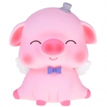 Pușculiță porcușor cu aripioare și coroniță