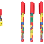 Pix cu cerneală albastră 0,7 mm – design cu pătrățele