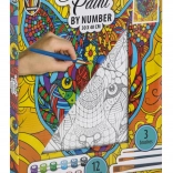 Grafix pictură după numere – tigru, pânză pe șasiu 30 × 40 cm