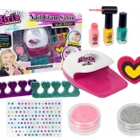 set pentru îngrijirea unghiilor cu uscător LED