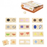 VIGA puzzle din lemn – potrivirea formelor și obiectelor