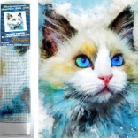 Pictură cu diamante Privire albastră 30x40 cm