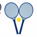 Set pentru tenis soft recreațional cu minge