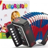 Instrument de acordeon pentru micii muzicieni Negru