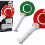 Paletă de poliție pentru copii, dublă față, cu lumini, stop/mergi