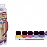 Vopsele acrilice pentru ceramică, sticlă și pietre - set de 6 bucăți