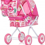 Cărucior landou pentru păpuși Chipolino Emily, multicolor