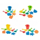 set pentru nisip cu găletușă, unelte și forme