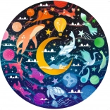 RAVENSBURGER Puzzle rotund Cercul culorilor: Vise 500 piese