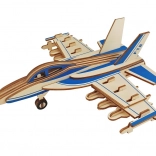 Woodcraft puzzle 3D din lemn avion de luptă F-18