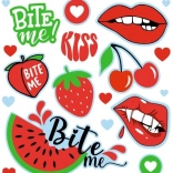 Patches termocolante Bite Me – autocolante decorative pentru haine