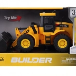 Încărcător de construcții 1:16 cu mecanism inerțial, lumină și sunete