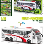 Autobuz alb 1:16